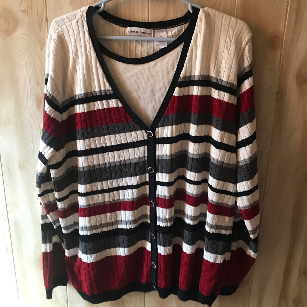 Cardigan type shirt